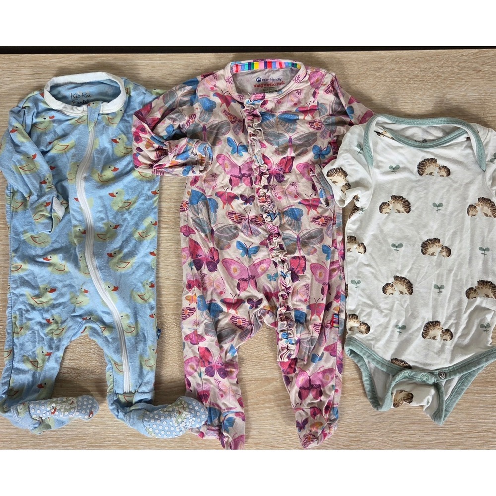 Kyte Baby Kickee Pants Magnetic Me Baby Bundle Newborn 0-3M 3pc